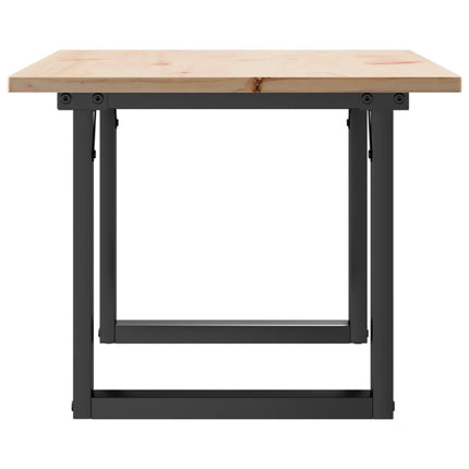 Salontafel Massief Grenenhout En Staal