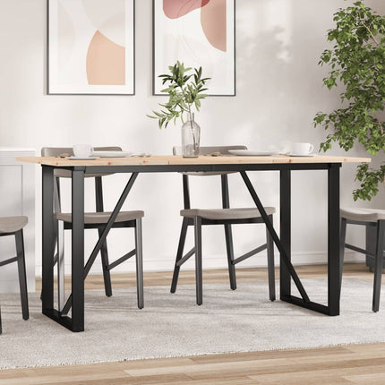 Eettafel Massief Grenenhout En Staal