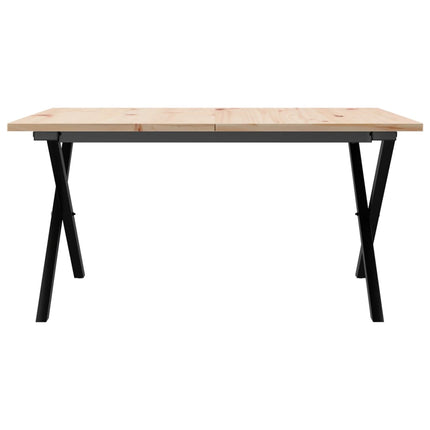 Salontafel Massief Grenenhout En Staal