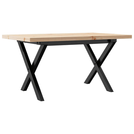 Salontafel 80X50X40,5 Cm Grenenhout En Staal