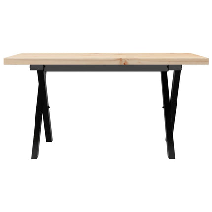 Salontafel 80X50X40,5 Cm Grenenhout En Staal