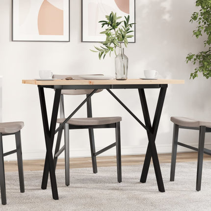 Salontafel 90X40X45,5 Cm Grenenhout En Staal