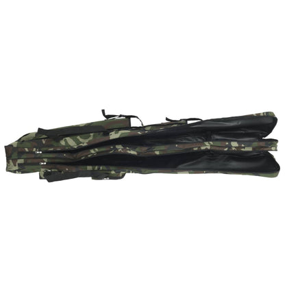 Hengeltas 150 cm camouflage oxford stof groen