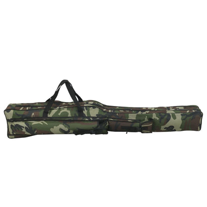 Hengeltas 150 cm camouflage oxford stof groen