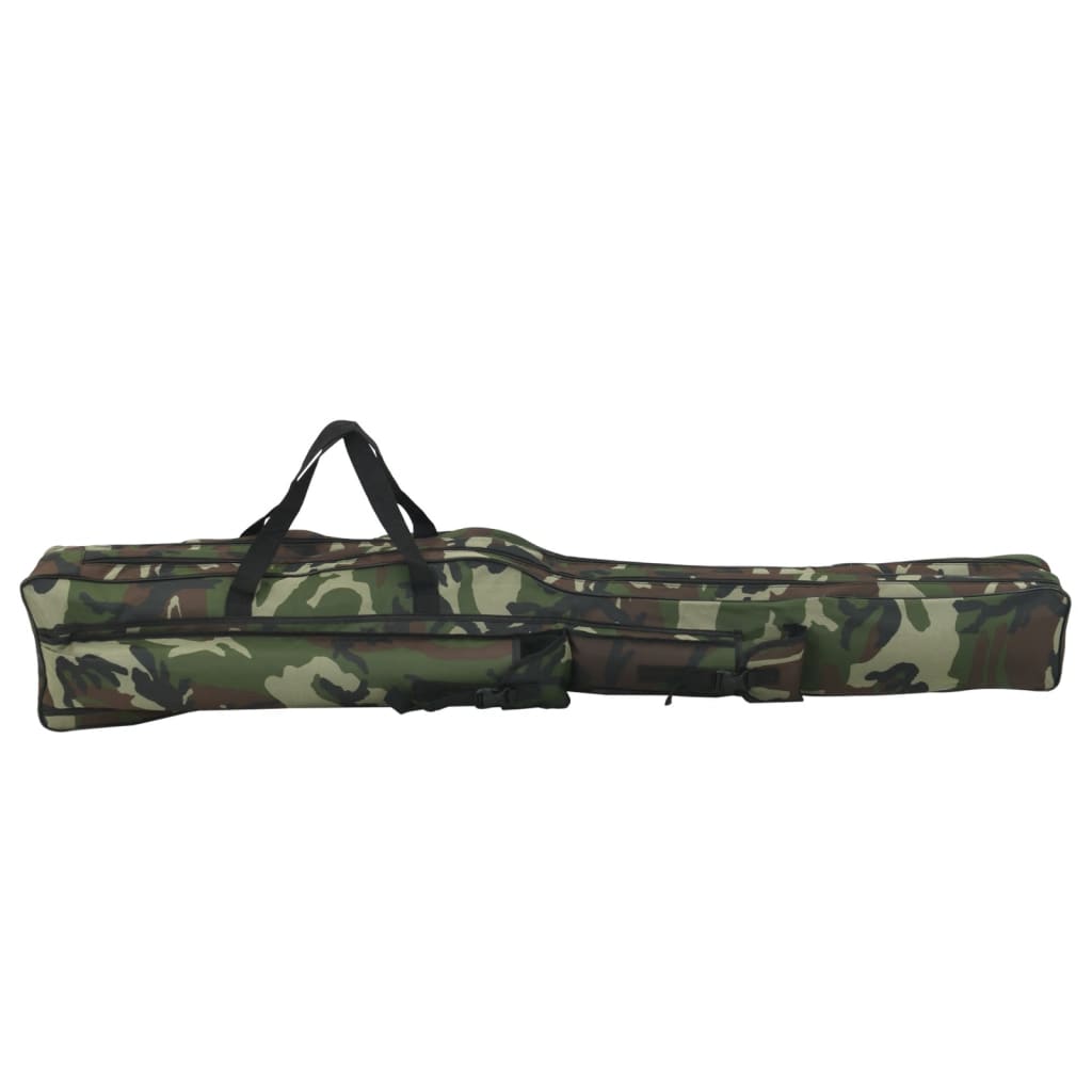 Hengeltas 160 cm camouflage oxford stof groen