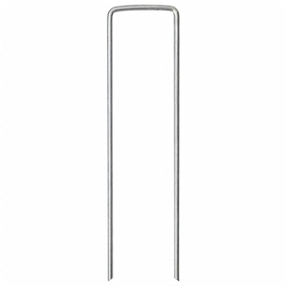 Grondharingen 50 st U-vormig 15x3,5 cm gegalvaniseerd staal