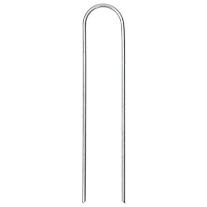 Grondharingen 25 st U-vormig 15x3,5 cm gegalvaniseerd staal