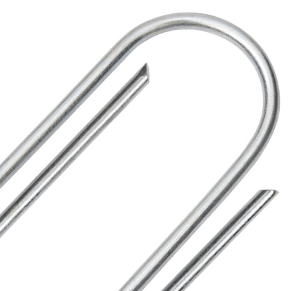 Grondharingen 25 st U-vormig 15x3,5 cm gegalvaniseerd staal