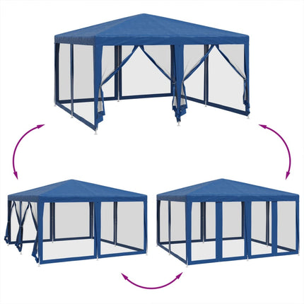Partytent Met 8 Mesh Zijwanden Hdpe