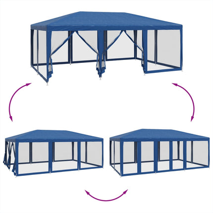 Partytent Met 10 Mesh Zijwanden Hdpe