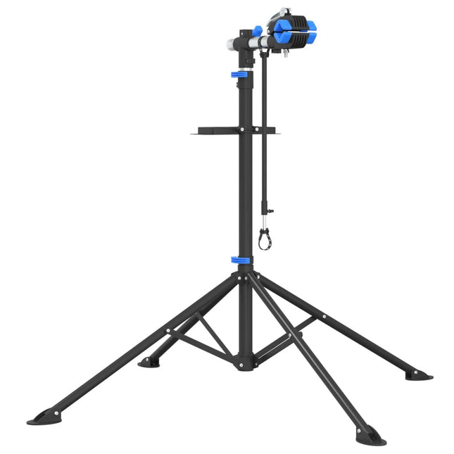 Fietsreparatiestandaard Inklapbaar 108-188 Cm Blauw Staal