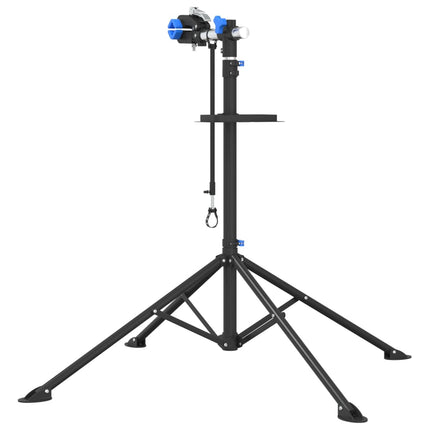 Fietsreparatiestandaard Inklapbaar 108-188 Cm Blauw Staal