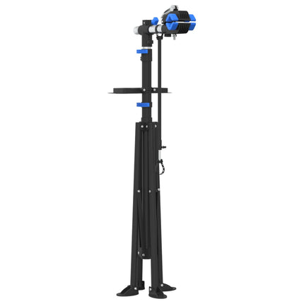 Fietsreparatiestandaard Inklapbaar 108-188 Cm Blauw Staal