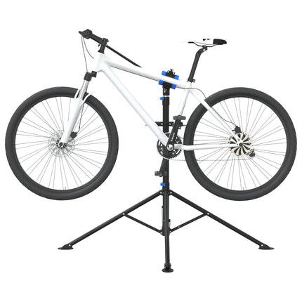 Fietsreparatiestandaard Inklapbaar 108-188 Cm Blauw Staal