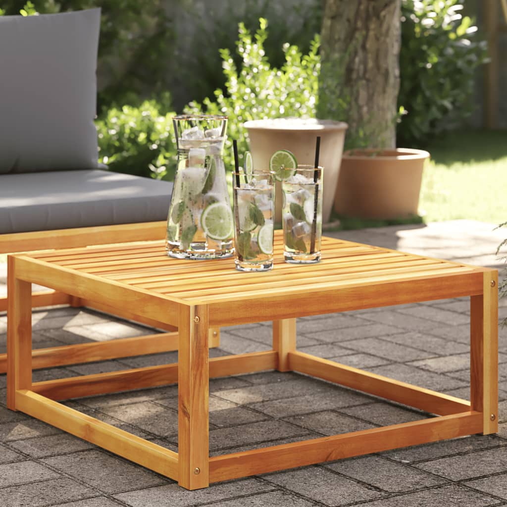 Tuintafel 65X65X29 Cm Massief Acaciahout