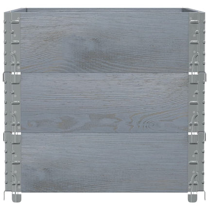 Plantenbak 80X60 Cm Massief Grenenhout