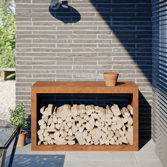 Haardhoutrek Staal Zwart