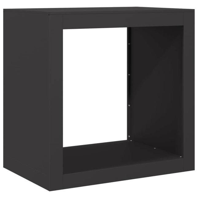 Haardhoutrek Staal Zwart
