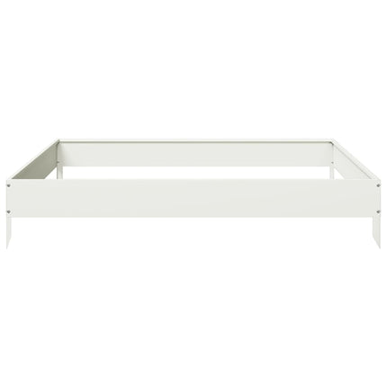 Plantenbak Verhoogd 100X100X18,5 Cm Staal Wit