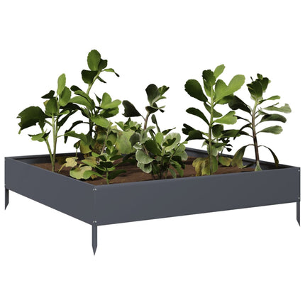 Plantenbak Verhoogd Staal Antracietkleurig