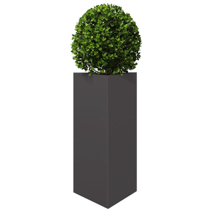 Plantenbak Driehoek 40X34,5X75 Cm Staal Zwart