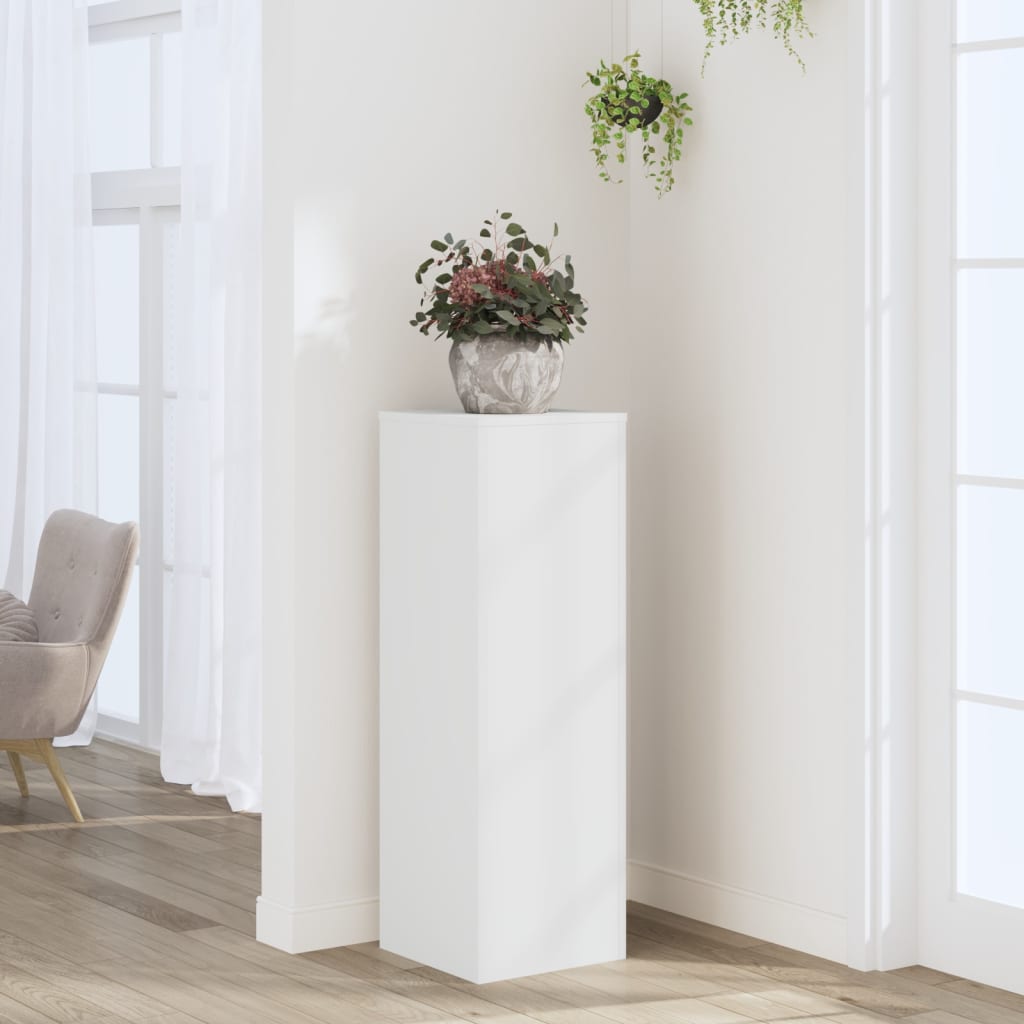 Plantenstandaard 33X33X100 Cm Bewerkt Hout Artisanaal