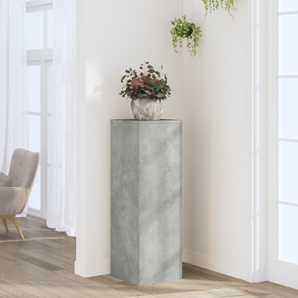 Plantenstandaard 33X33X100 Cm Bewerkt Hout Artisanaal
