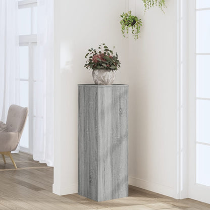 Plantenstandaard 33X33X100 Cm Bewerkt Hout Artisanaal