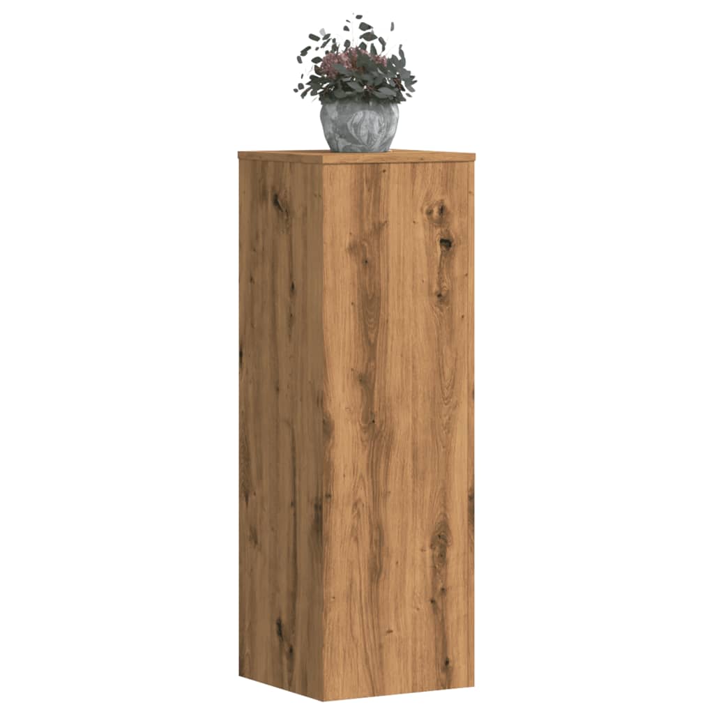 Plantenstandaard 33X33X100 Cm Bewerkt Hout Artisanaal