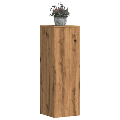 Plantenstandaard 33X33X100 Cm Bewerkt Hout Artisanaal