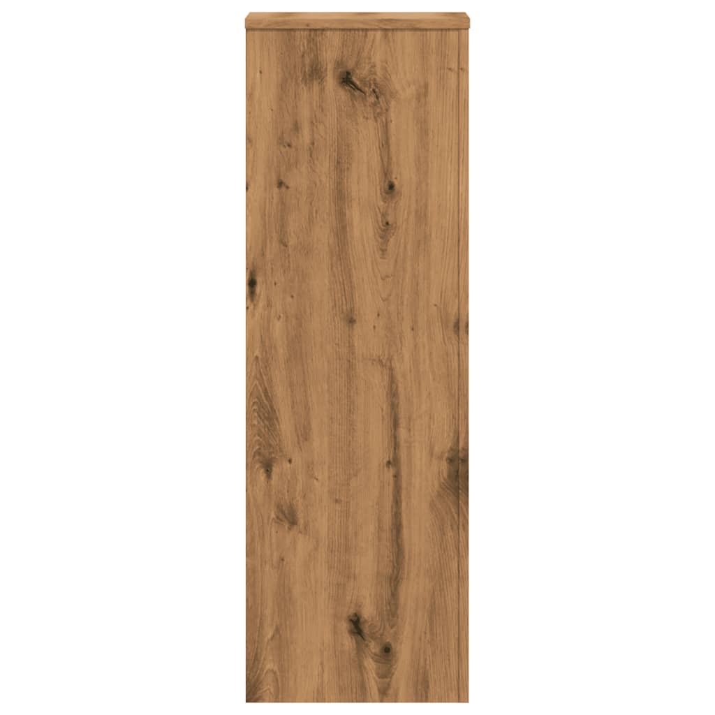 Plantenstandaard 33X33X100 Cm Bewerkt Hout Artisanaal