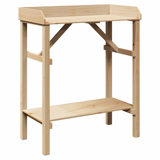 Planttafel Met Plank 75 X 40 X 90 Cm Stevig Vurenhout