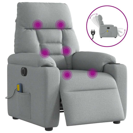 Massagestoel Elektrisch Verstelbaar Stof