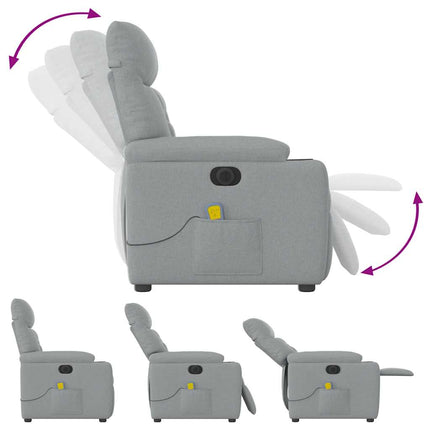 Massagestoel Elektrisch Verstelbaar Stof