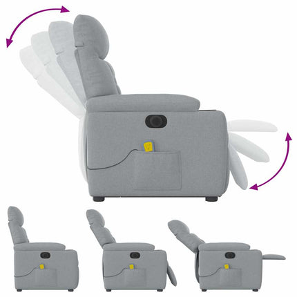 Sta-Op-Massagestoel Elektrisch Verstelbaar Stof