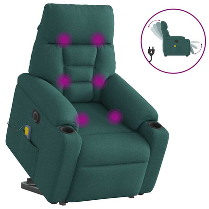 Sta-Op-Massagestoel Elektrisch Verstelbaar Stof