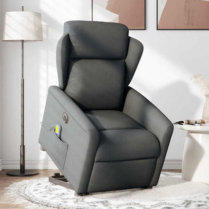 Sta-Op-Massagestoel Elektrisch Verstelbaar Stof