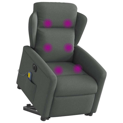 Sta-Op-Massagestoel Elektrisch Verstelbaar Stof