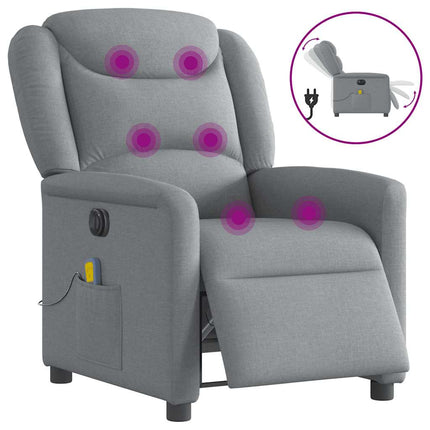 Massagestoel Elektrisch Verstelbaar Stof