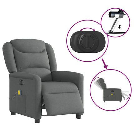 Massagestoel Elektrisch Verstelbaar Stof