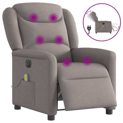 Massagestoel Elektrisch Verstelbaar Stof
