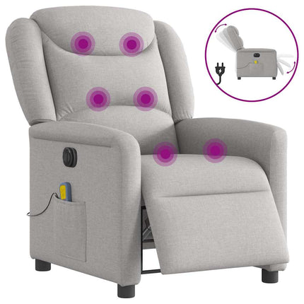 Massagestoel Elektrisch Verstelbaar Stof