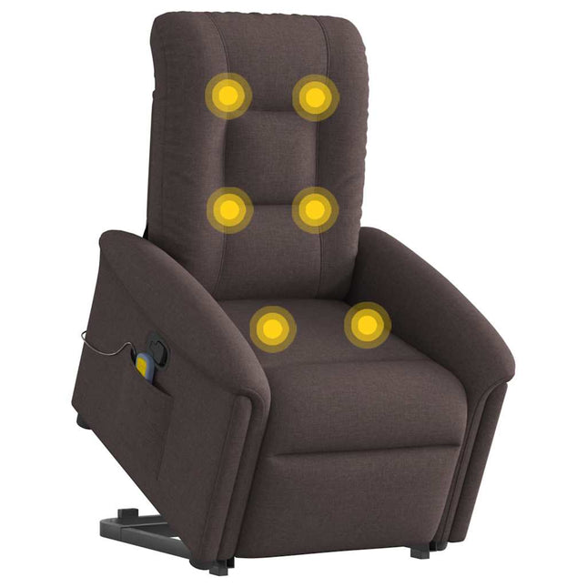 Sta-Op-Massagestoel Verstelbaar Stof