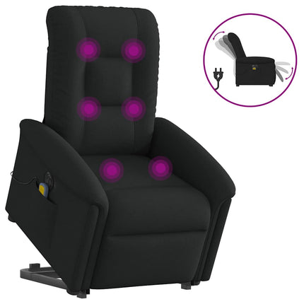 Sta-Op-Massagestoel Elektrisch Verstelbaar Stof