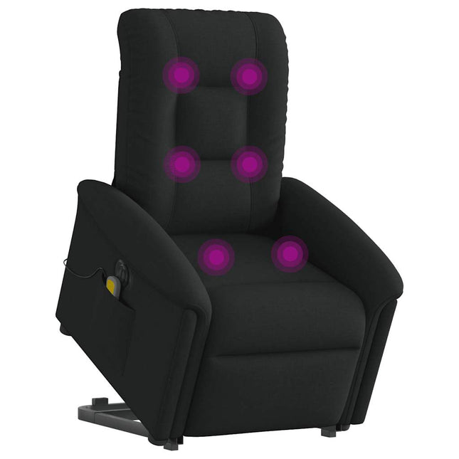 Sta-Op-Massagestoel Elektrisch Verstelbaar Stof