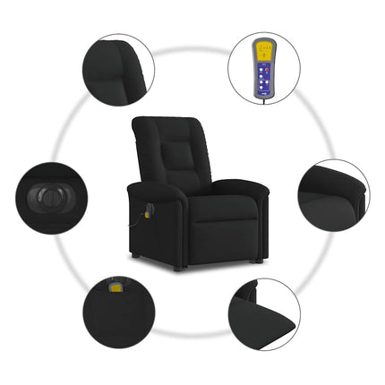 Sta-Op-Massagestoel Elektrisch Verstelbaar Stof