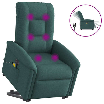 Sta-Op-Massagestoel Elektrisch Verstelbaar Stof
