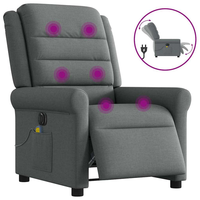 Massagestoel Elektrisch Verstelbaar Stof