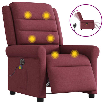 Massagestoel Elektrisch Verstelbaar Stof