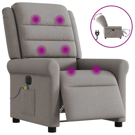 Massagestoel Elektrisch Verstelbaar Stof